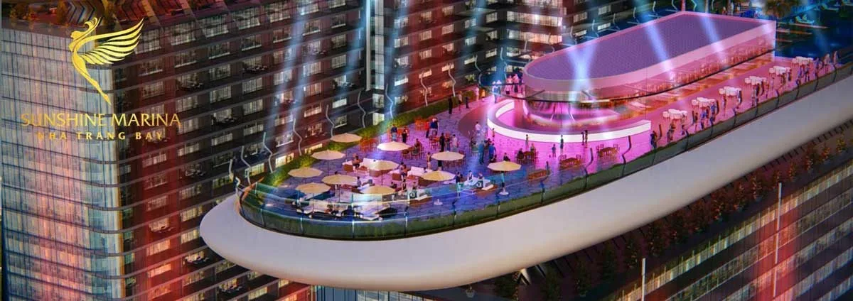 SUNSHINE MARINA NHA TRANG BAY 4 Tiện ích tầng thượng Dự án Căn hộ Sunshine Marina Nha Trang Bay