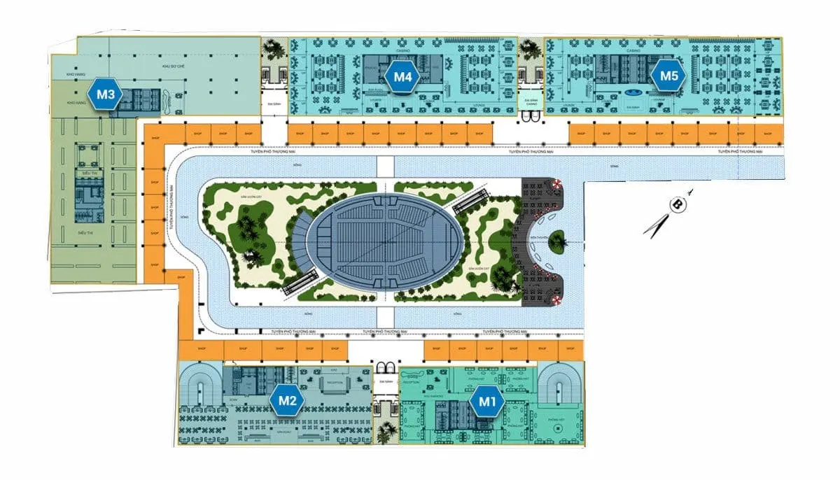 SUNSHINE MARINA NHA TRANG BAY 8 Mặt bằng tổng thể Dự án Căn hộ Condotel Sunshine Marina Nha Trang Bay