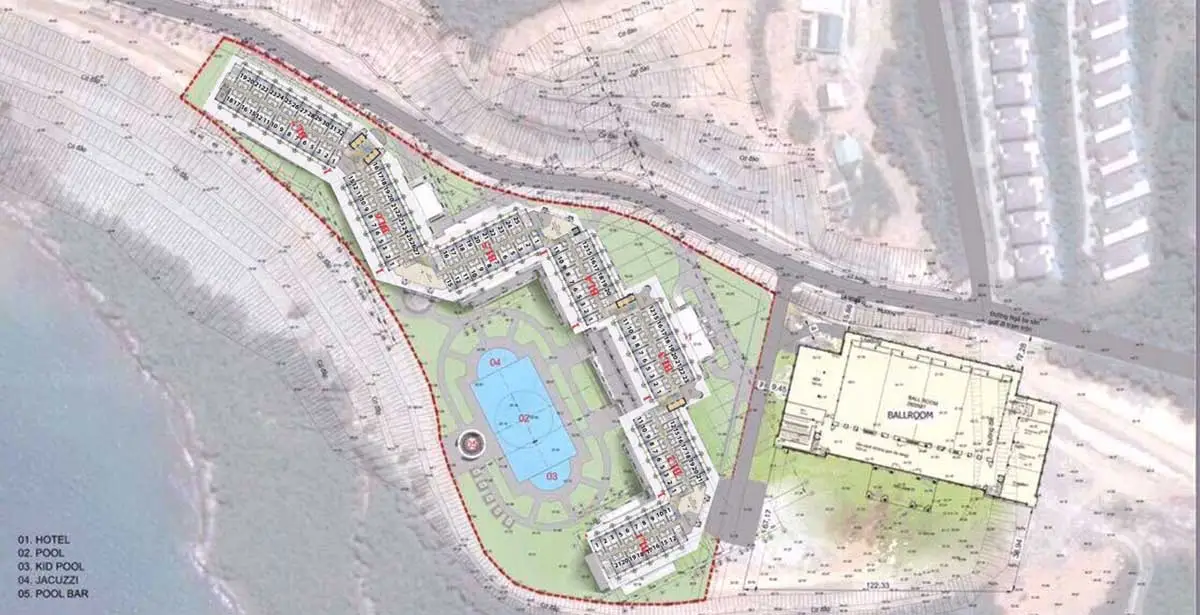 VINPEARL VINOASIS HÒN TRE NHA TRANG 8 Mặt bằng Dự án Căn hộ Condotel VINOASIS Hòn Tre Nha Trang