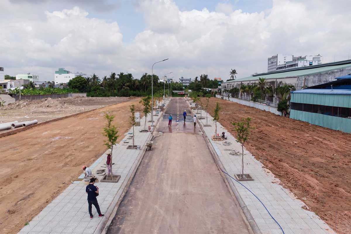 Tiến độ thi công Dự án Đất nền The Garden View Quận 12