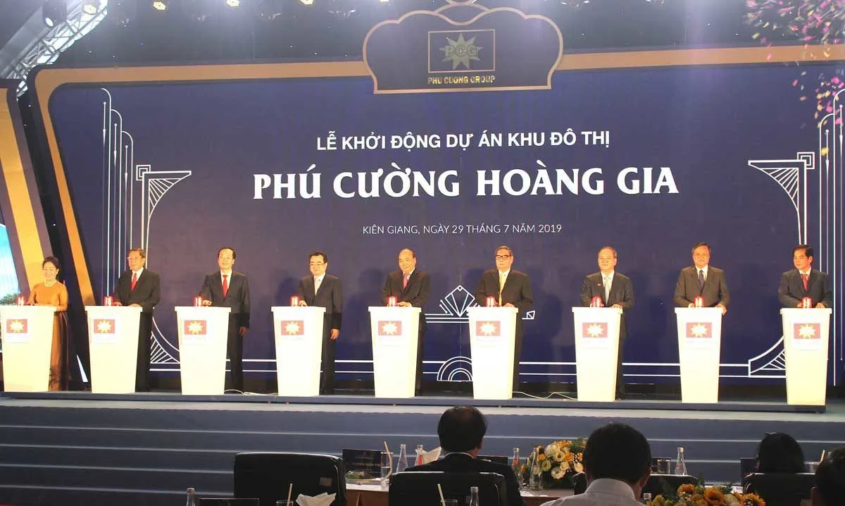 KHU ĐÔ THỊ PHÚ CƯỜNG HOÀNG GIA KIÊN GIANG 2 Thủ tướng Nguyễn Xuân Phúc dự lễ khởi động dự án khu đô thị Phú Cường Hoàng Gia