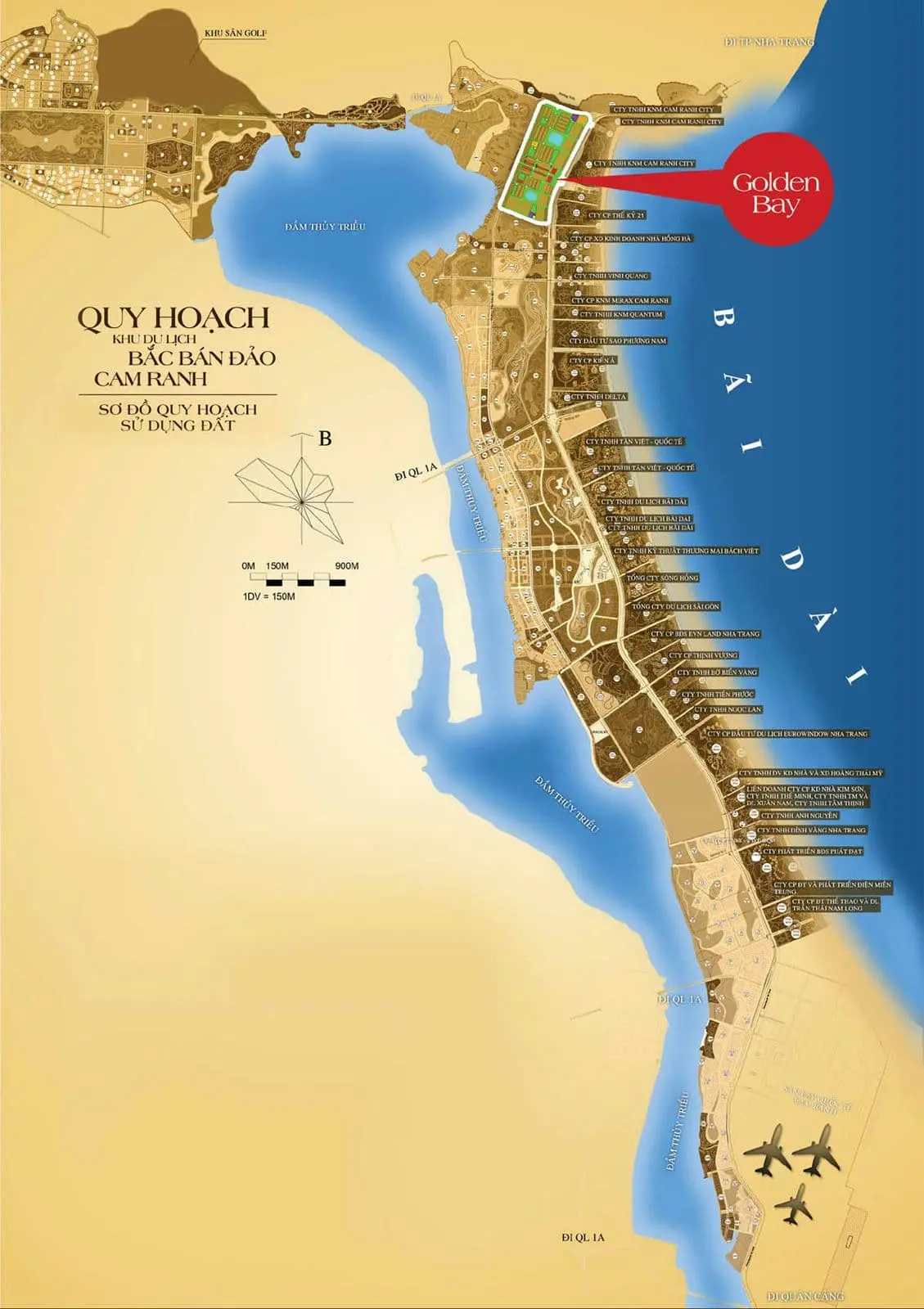 Golden Bay Cam Ranh 3 Vị trí Dự án Golden Bay Cam Ranh