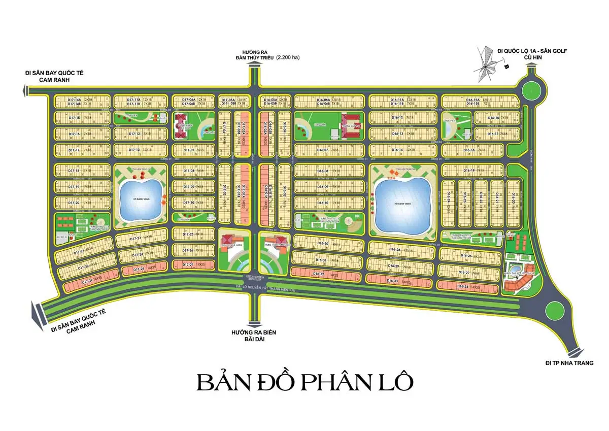 Golden Bay Cam Ranh 9 Mặt bằng Dự án Golden Bay Cam Ranh