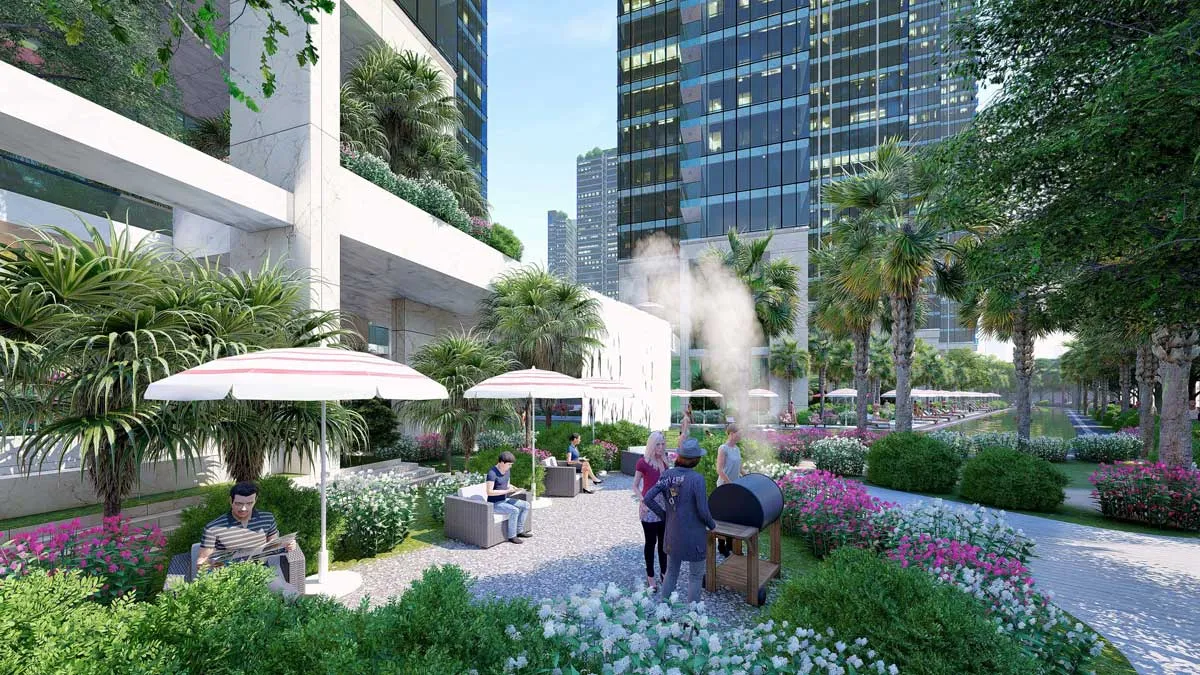 MARINA PARK QUẬN 7 5 Công viên nội khu Dự án Căn hộ Marina Park Quận 7