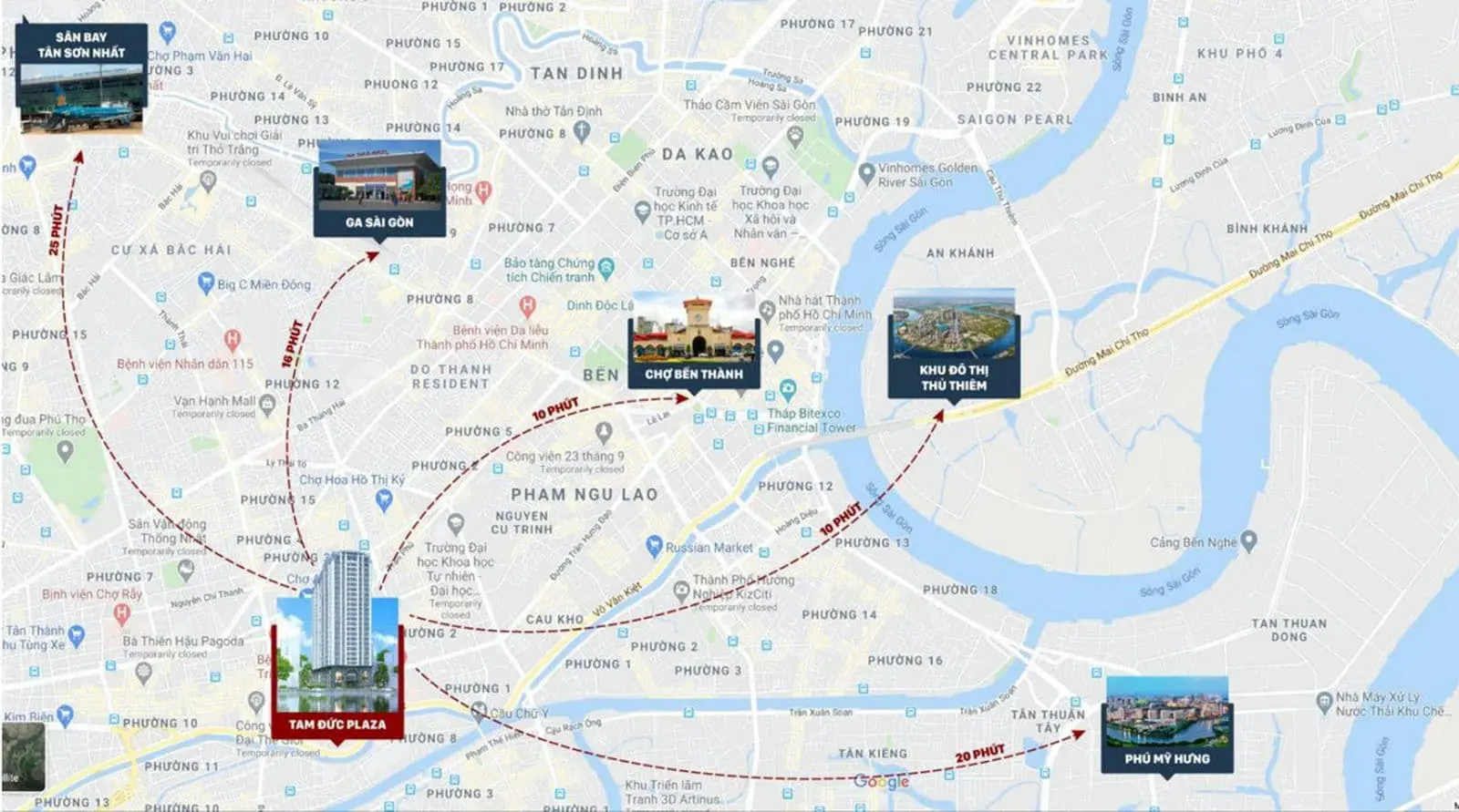 TAM ĐỨC PLAZA QUẬN 5 5 Tiện ích liên kết vùng Dự án Căn hộ khu vực Tam Đức Plaza