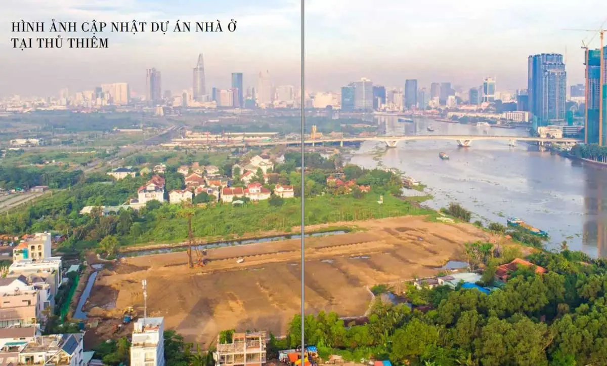 THE CREST RESIDENCE 3 Vị trí lô đất Dự án Căn hộ The Crest Residence Thủ Thiêm