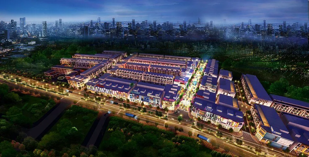 LIC CITY PHÚ MỸ 3 Phối cảnh đêm KDC Lic City Vũng Tàu