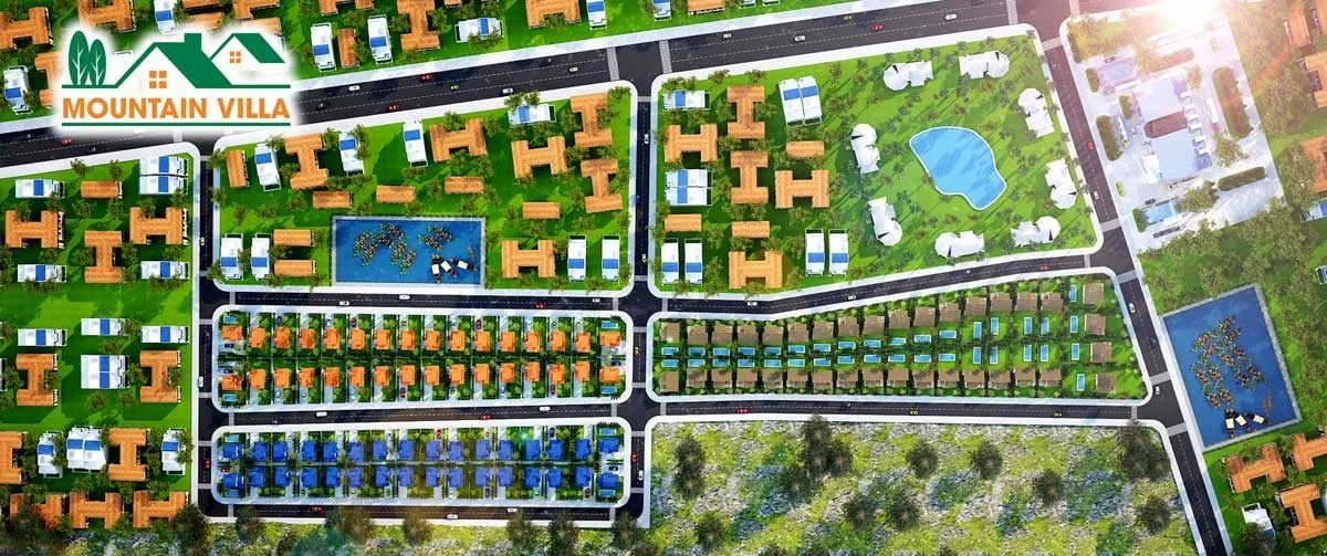 MOUNTAIN VILLA BÀ RỊA 6 Mặt bằng tổng thể Dự án Mountain Villa Bà Rịa Vũng Tàu
