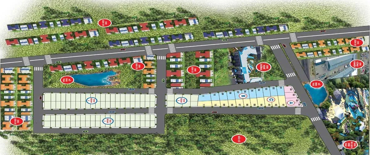 MOUNTAIN VILLA BÀ RỊA 7 Mặt bằng phân lô Dự án Mountain Villa Bà Rịa Vũng Tàu