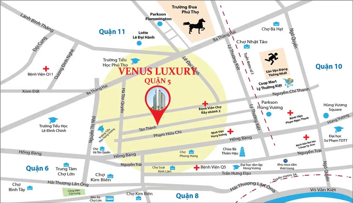 VENUS LUXURY QUẬN 5 2 Dự án Căn hộ Venus Luxury Quận 5