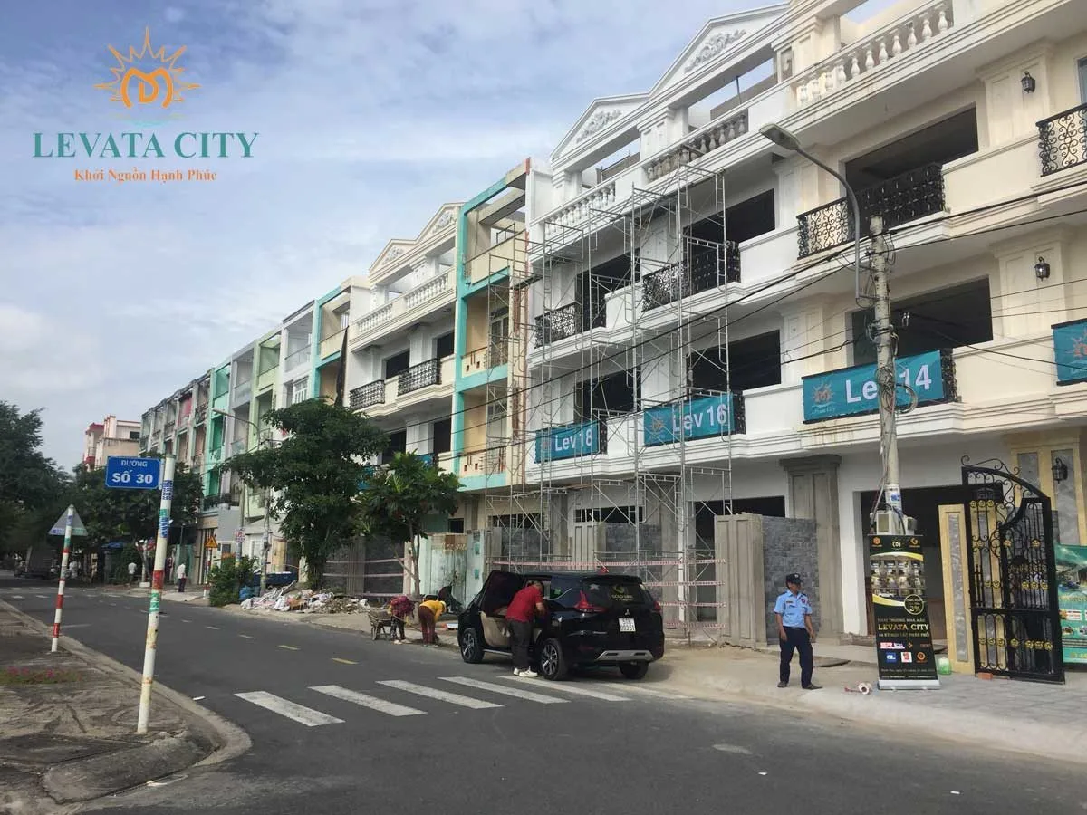 LEVATA CITY BÌNH TÂN 6 Hình ảnh thực tế chụp tại Dự án Nhà Phố Levata City Bình Tân