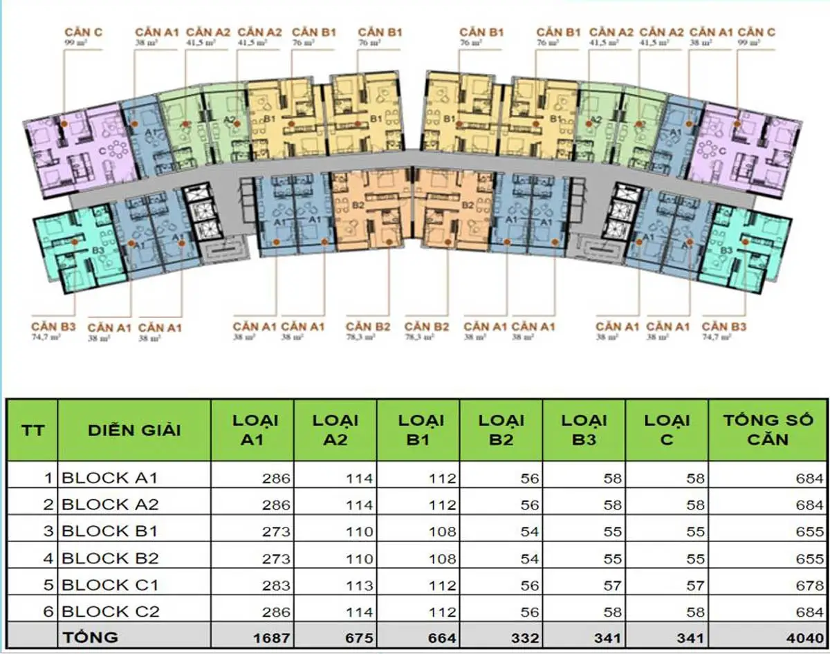 HỒ TRÀM PEARL 12 Mặt bằng tầng Dự án Hồ Tràm Pearl Xuyên Mộc Bà Rịa Vũng Tàu