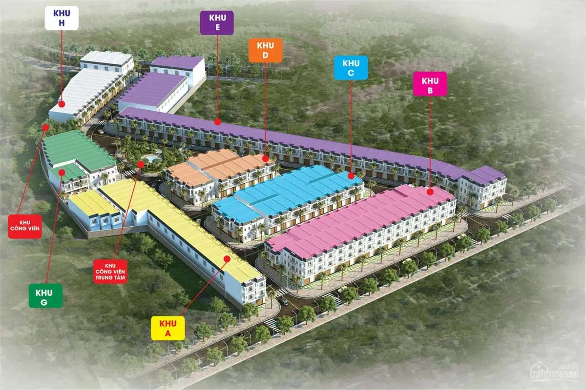 CHAMPACA GARDEN DĨ AN BÌNH DƯƠNG 2 Toàn khu Dự án Nhà phố Champaca Garden Bình Dương