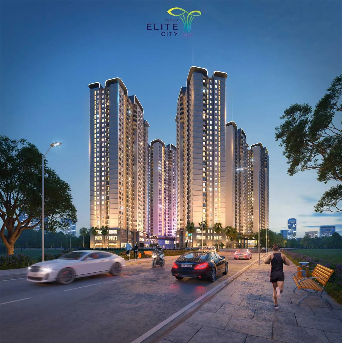 TECCO ELITE CITY THÁI NGUYÊN 2 Tòa nhà 32 tầng Tecco Elite City cao nhất Việt Bắc