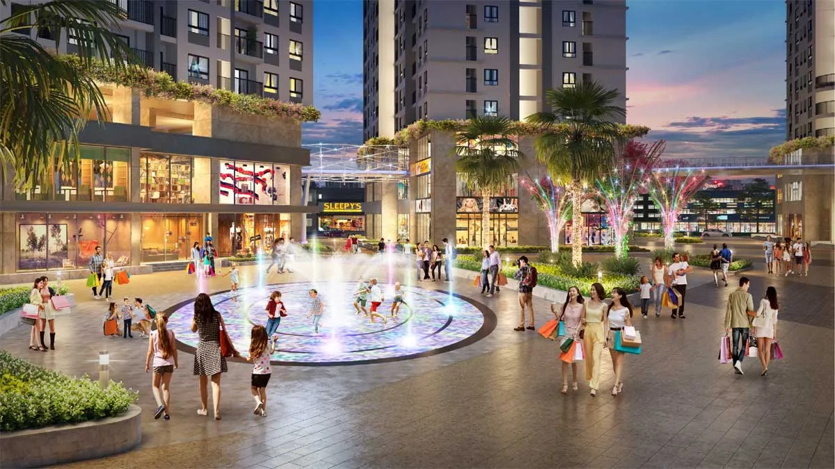 TECCO ELITE CITY THÁI NGUYÊN 8 Quảng trường Dự án Tecco Elite City Thái Nguyên