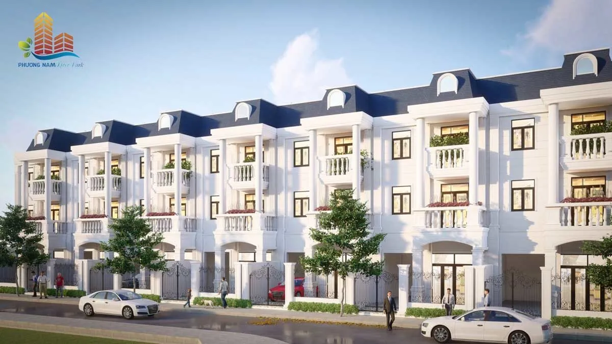 PHƯƠNG NAM RIVER PARK 14 Phối cảnh Nhà phố liên kế Dự án Phương Nam River Park