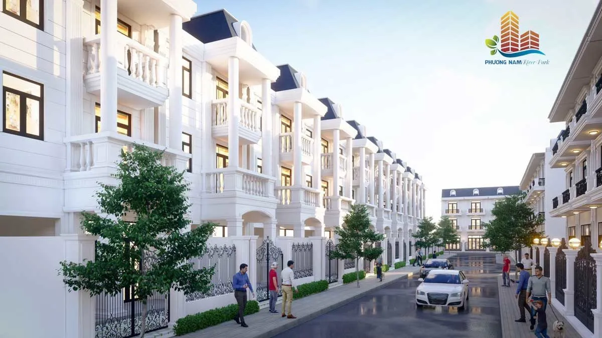 PHƯƠNG NAM RIVER PARK 16 Phối cảnh Nhà phố thương mại Phương Nam River Park