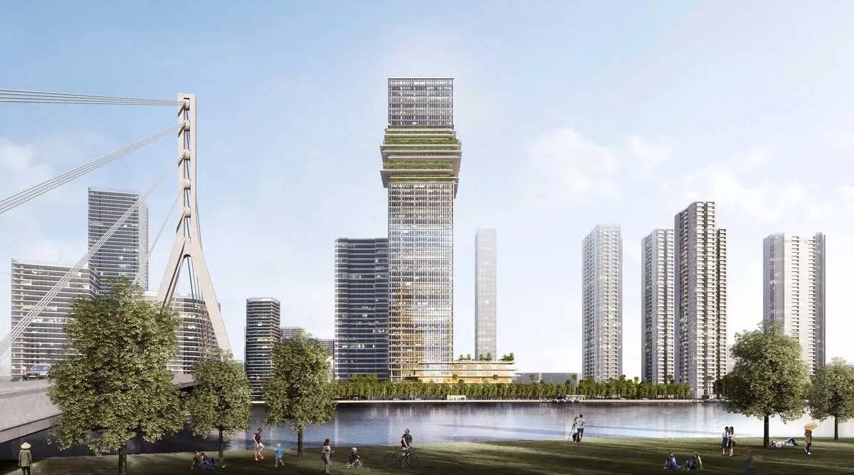 The Sun Tower Capitaland Quận 1 2 Phối cảnh Dự án Căn hộ The Sun Tower Capitaland