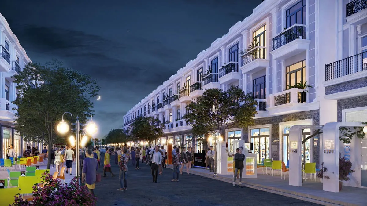 THẮNG LỢI RIVERSIDE MARKET 2 5 Phố đi bộ thương gia theo phong cách Châu Âu tại Thắng Lợi Riverisde Market 2 Nam Saì Gòn