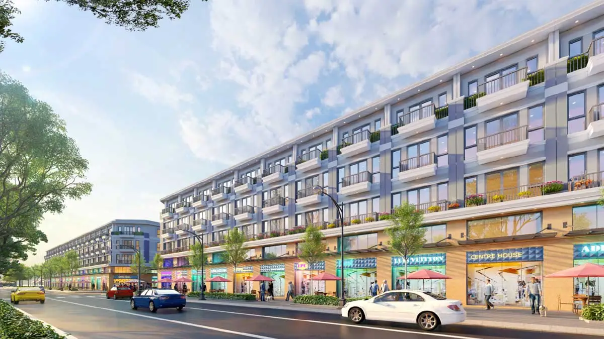 THE CENTRE HOUSE NHƠN TRẠCH 9 Nhà phố Thương mại Dự án The Centre House Nhơn Trạch Đồng Nai
