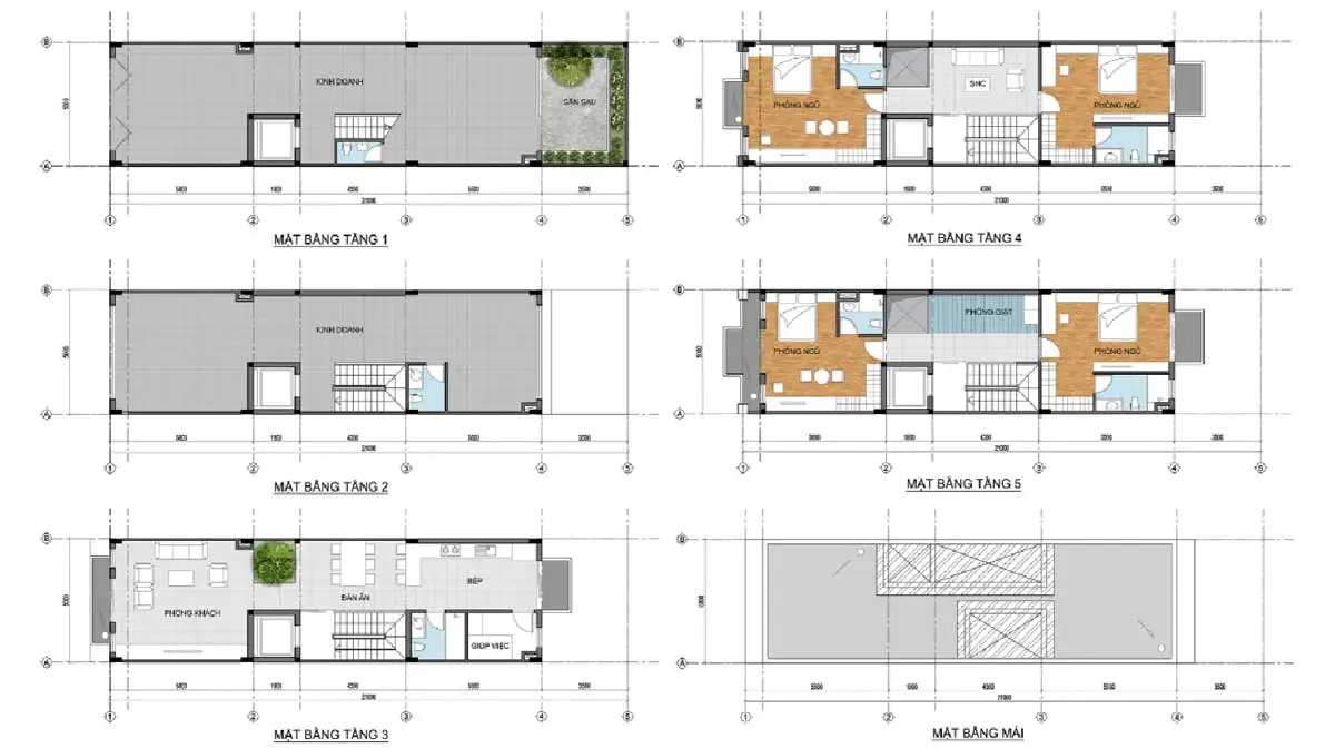 THE CENTRE HOUSE NHƠN TRẠCH 8 Thiết kế Nhà phố Thương mại The Centre House Nhơn Trạch Đồng Nai