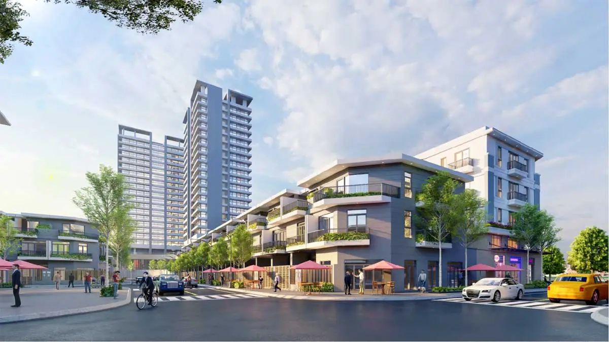 THE CENTRE HOUSE NHƠN TRẠCH 10 Nhà phố liên kế Dự án The Centre House Nhơn Trạch Đồng Nai