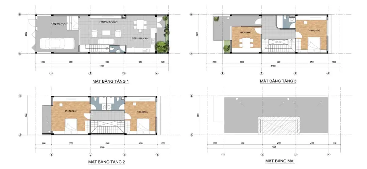 THE CENTRE HOUSE NHƠN TRẠCH 11 Thiết kế Nhà phố Dự án The Centre House Nhơn Trạch Đồng Nai