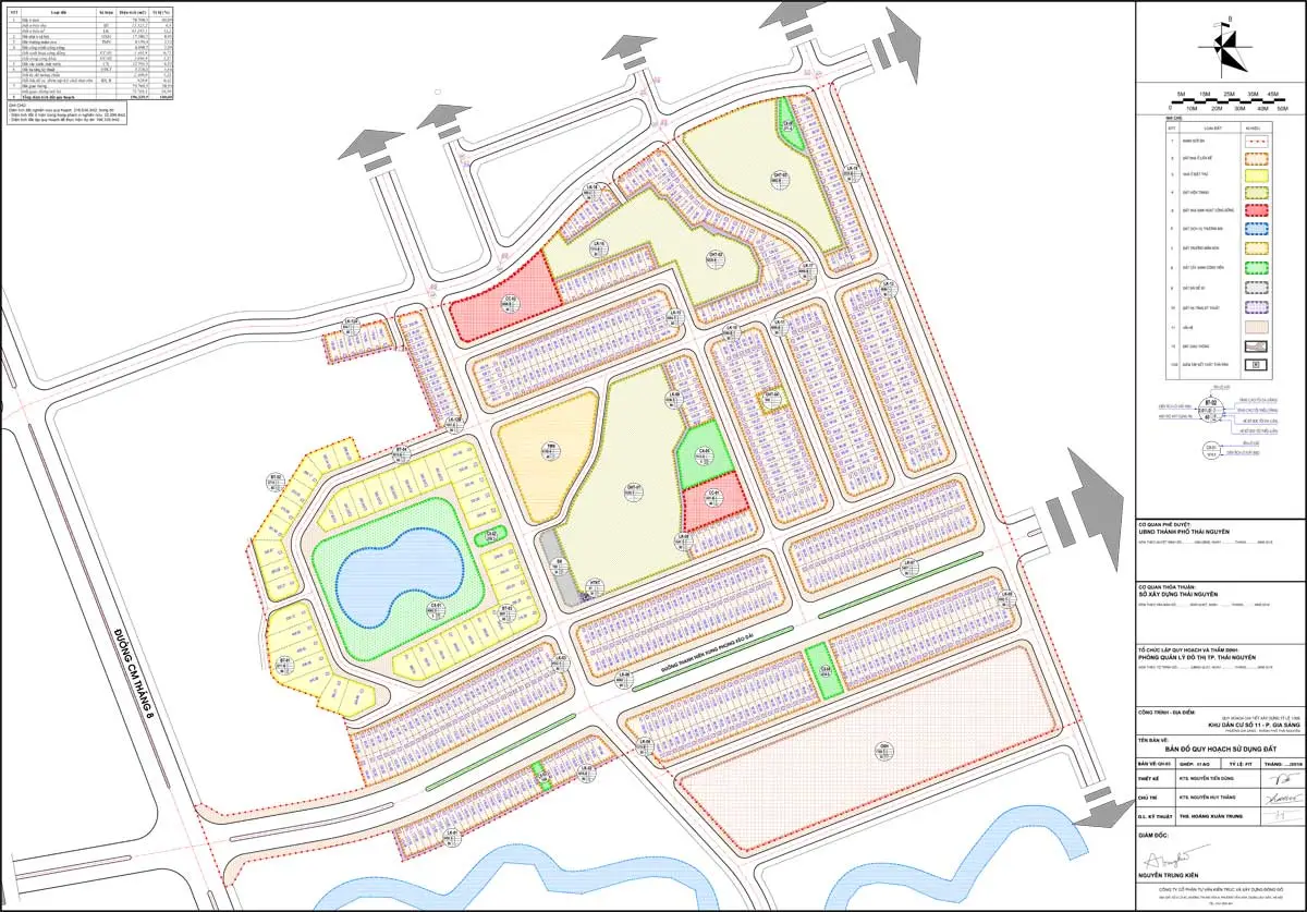 KOSY CITY BEAT THÁI NGUYÊN 10 Sơ đồ chi tiết 1/500 Dự án Kosy City Beat Thái Nguyên
