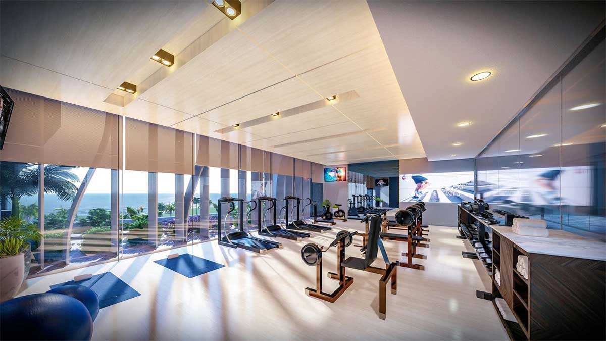 Phòng Gym Dự án Căn hộ The Farosea Phan Thiết