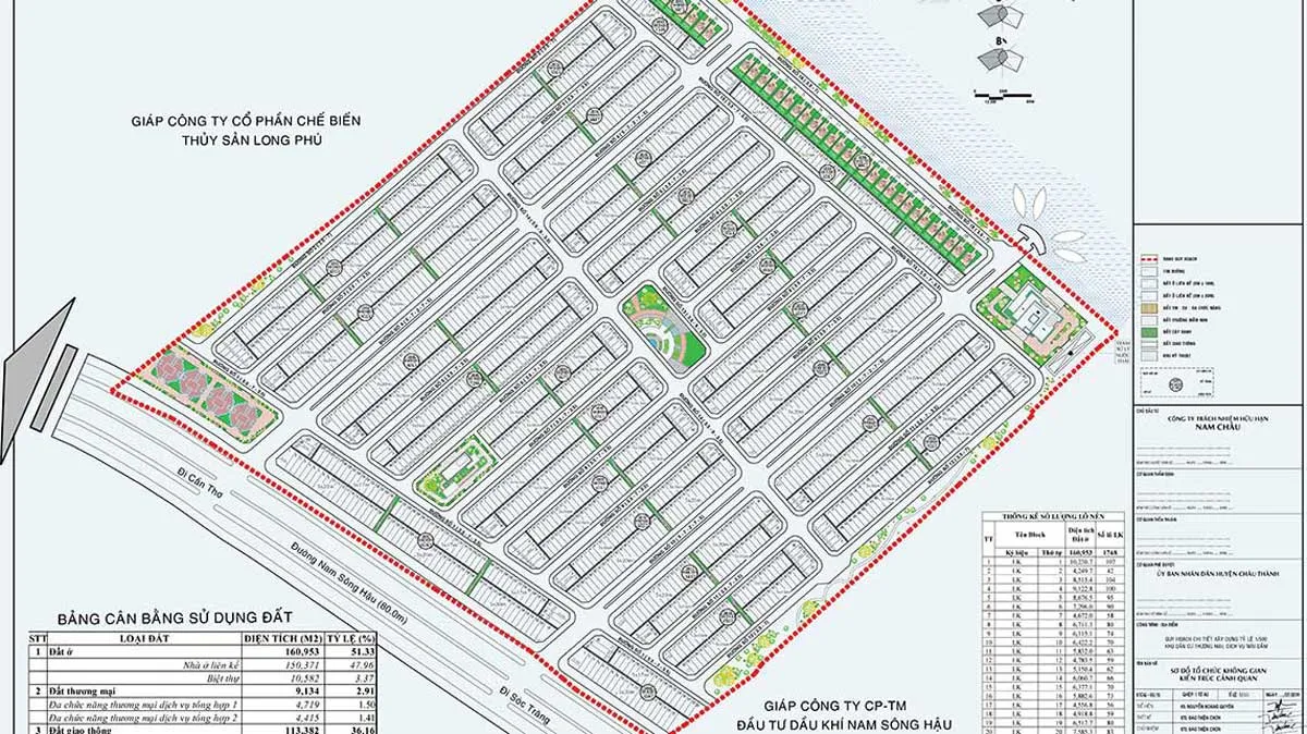 Fenix City Hậu Giang 13 Mặt bằng phân lô Dự án Fenix City Hậu Giang