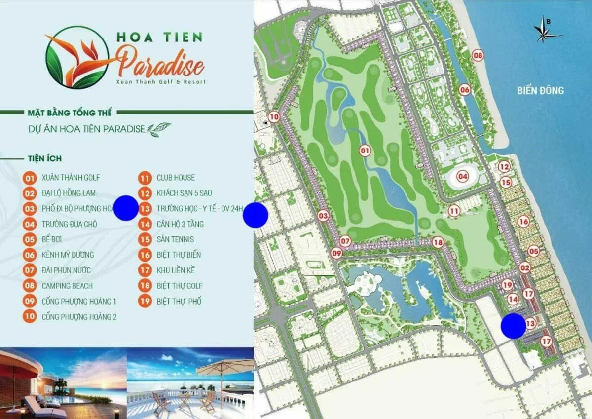 HOA TIÊN PARADISE 4 Tiện ích nội khu Dự án Hoa Tiên Paradise Hà Tĩnh