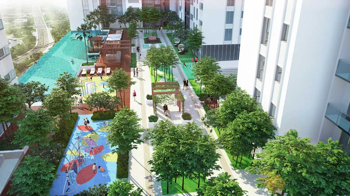 GEM CENTRAL PARK 3 Tiện ích Công viên nội khu Dự án Gem Central Park