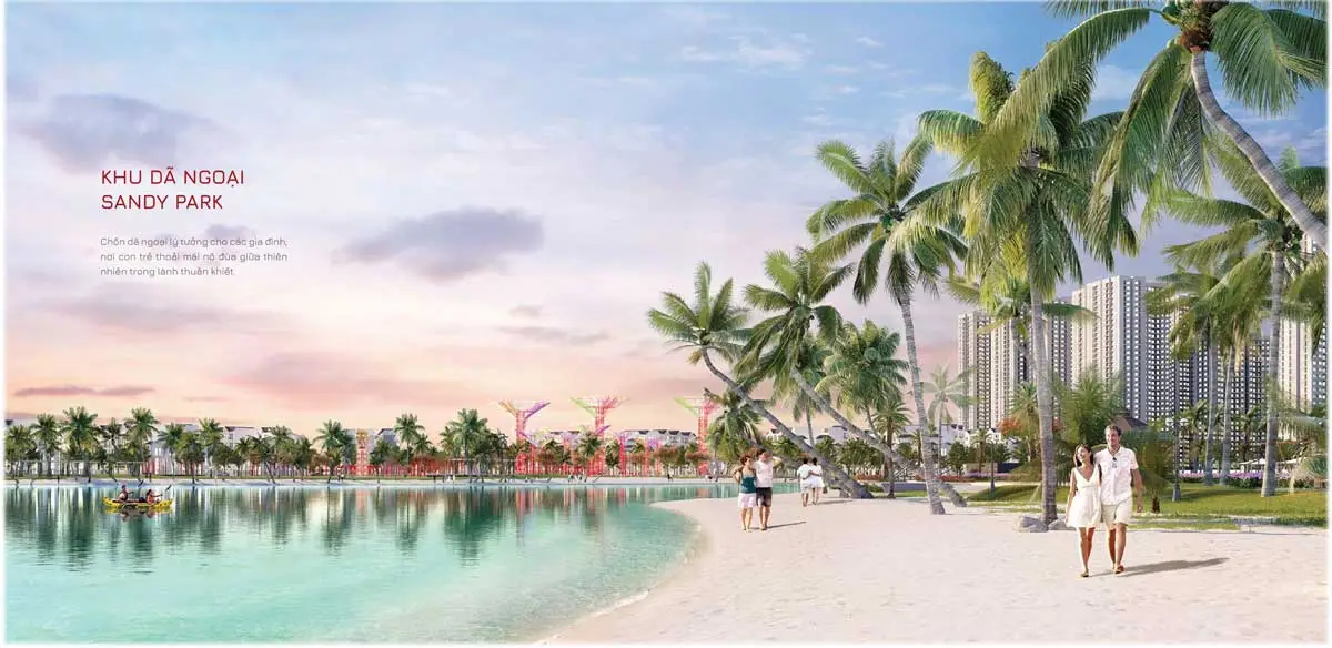 THE ORIGAMI 6 Khu dã ngoại SANDY PARK: Chốn dã ngoại lý tưởng cho các gia đình, nơi con trẻ thoải mái nô đùa giữa thiên nhiên trong lành thuần khiết.