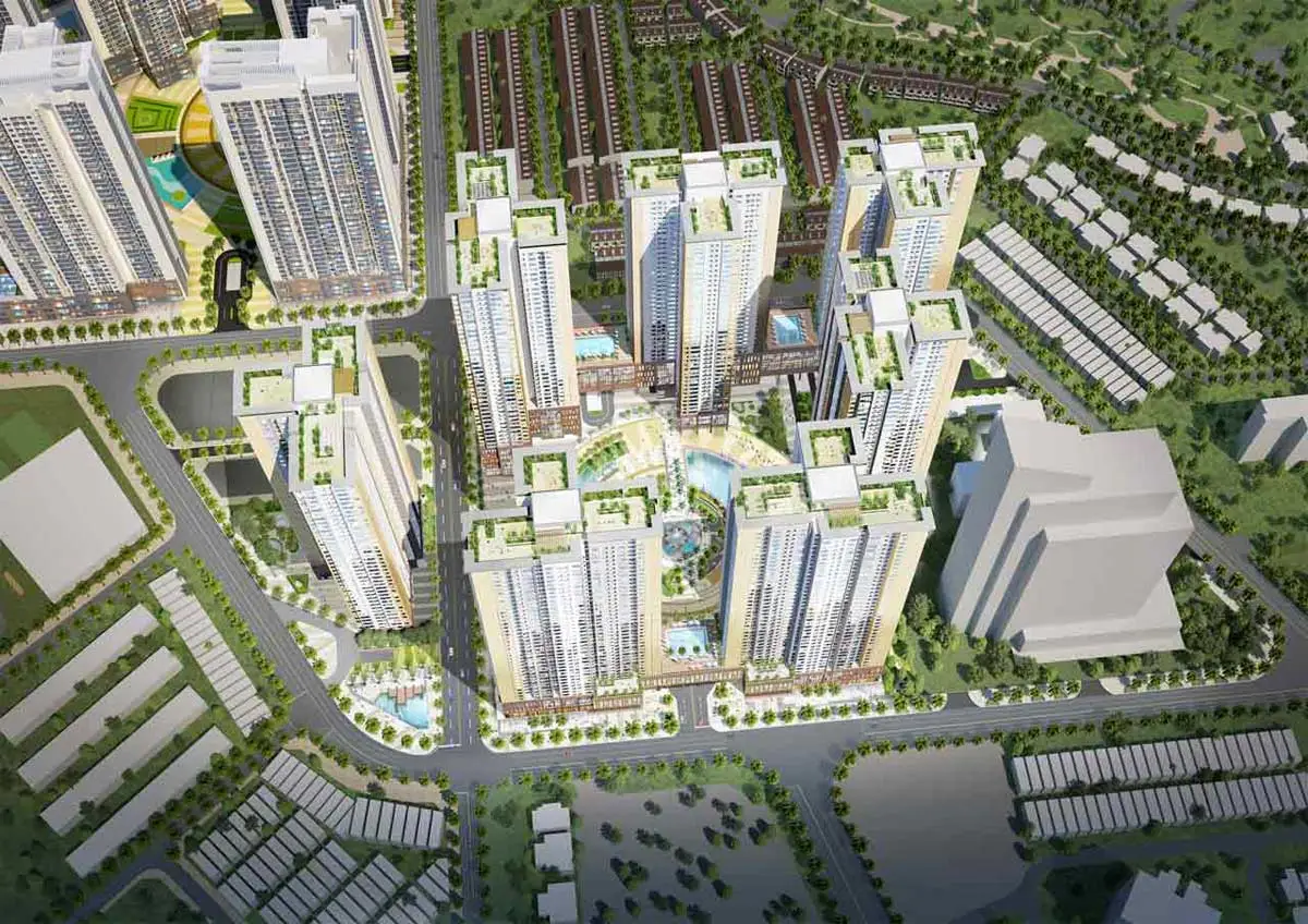 OPAL CENTRAL PARK 5 Mặt bằng Tổng thể Dự án căn hộ Opal Central Park Bình Dương