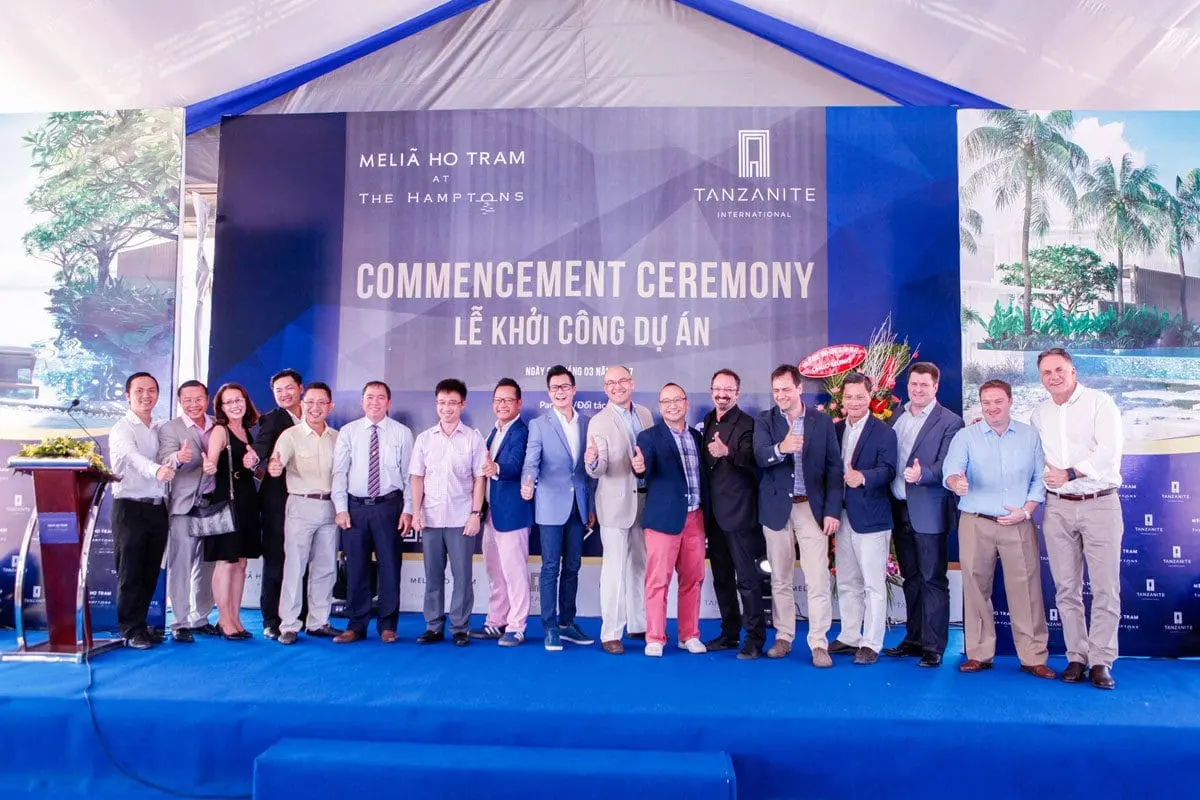 THE HAMPTONS HỒ TRÀM 2 Lễ khởi công Dự án The Hamptons Hồ Tràm