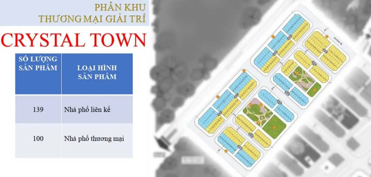 KHU ĐÔ THỊ TNR AMALUNA TRÀ VINH 8 Phân khu Crystal Town