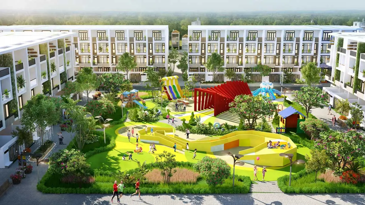 KHU ĐÔ THỊ TNR AMALUNA TRÀ VINH 6 Khu vui chơi trẻ em nội khu TNR Amaluna Trà Vinh