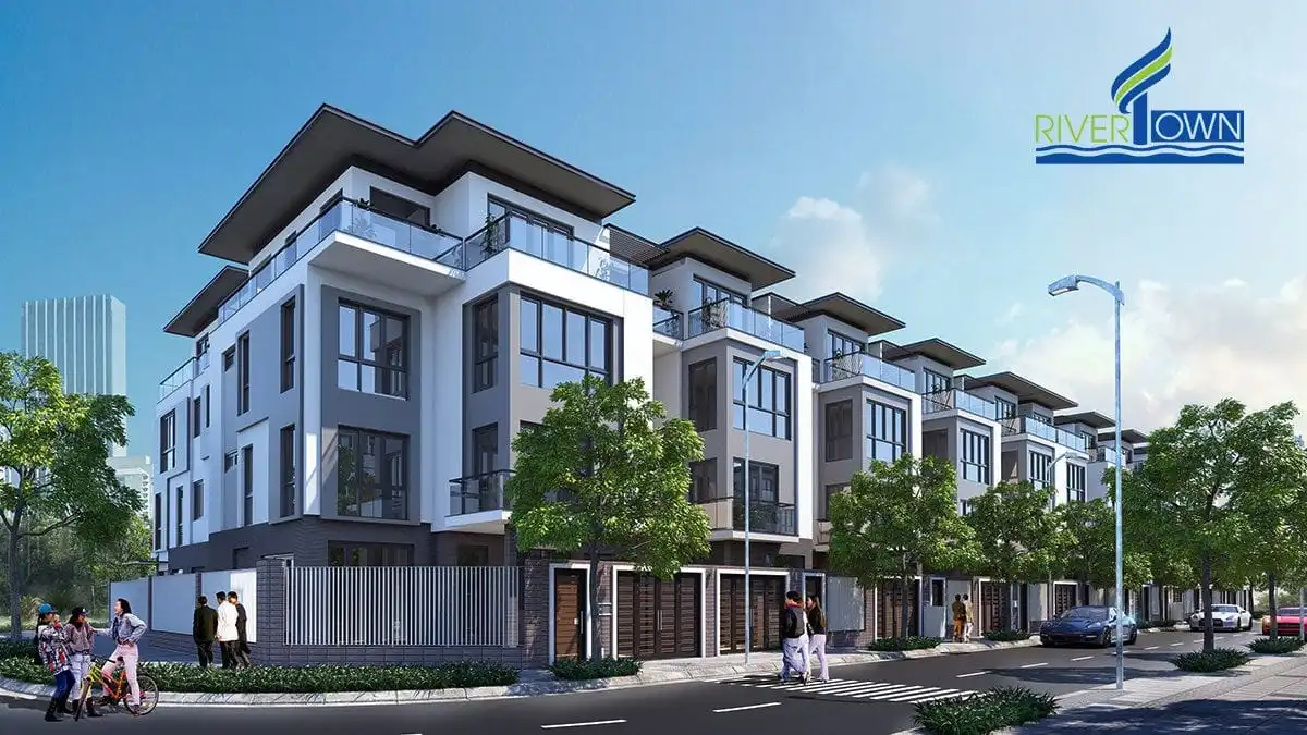 RIVER TOWN CỦ CHI 5 Phối cảnh Nhà phố Dự án River Town Củ Chi