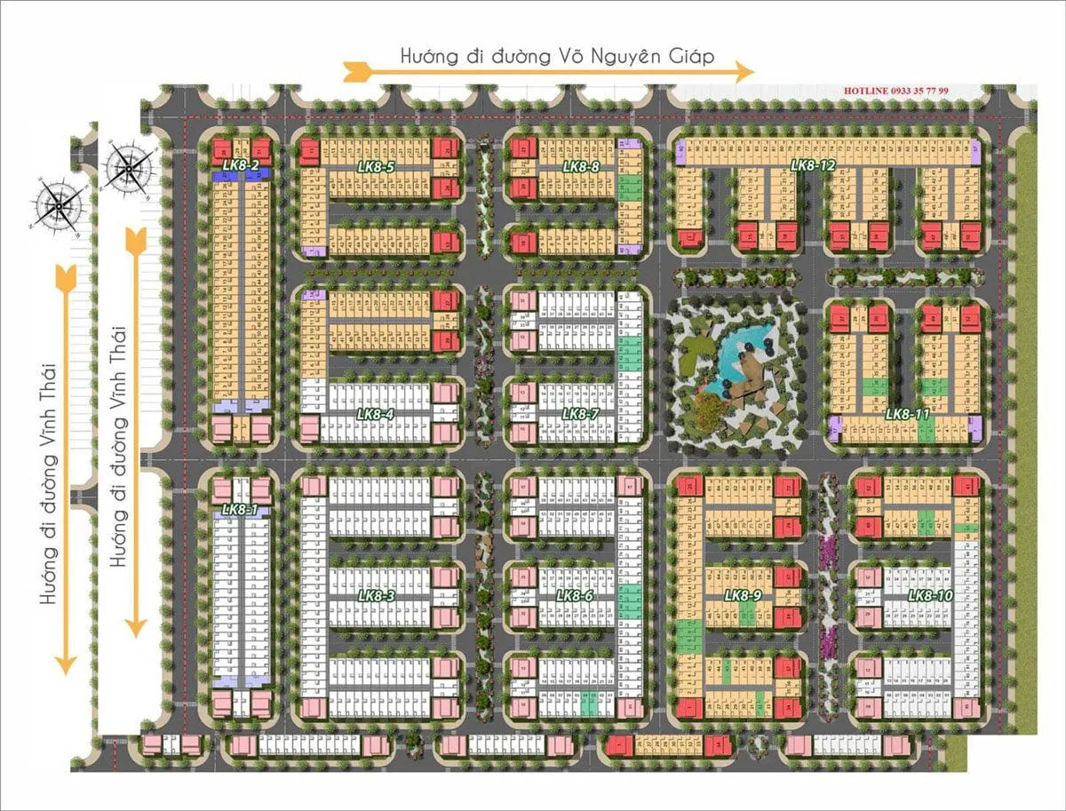 KVG THE CAPELLA GARDEN 8 Mặt bằng Dự án KVG The Capella Mỹ Gia Nha Trang