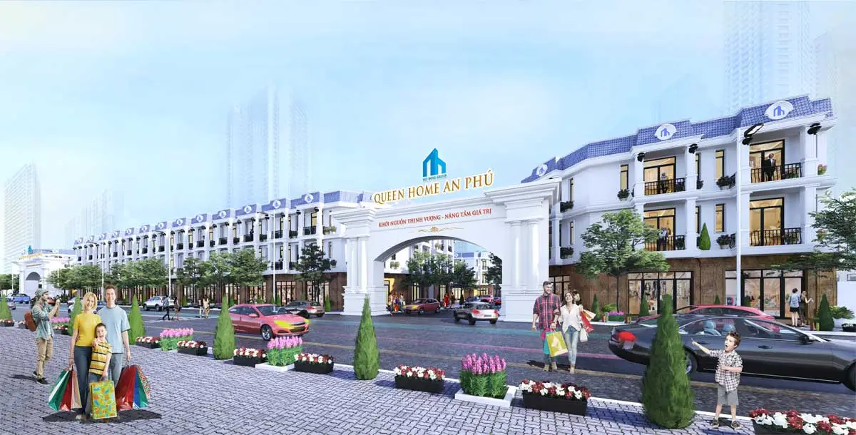 QUEEN HOME AN PHÚ 2 Cổng Dự án Queen Home An Phú
