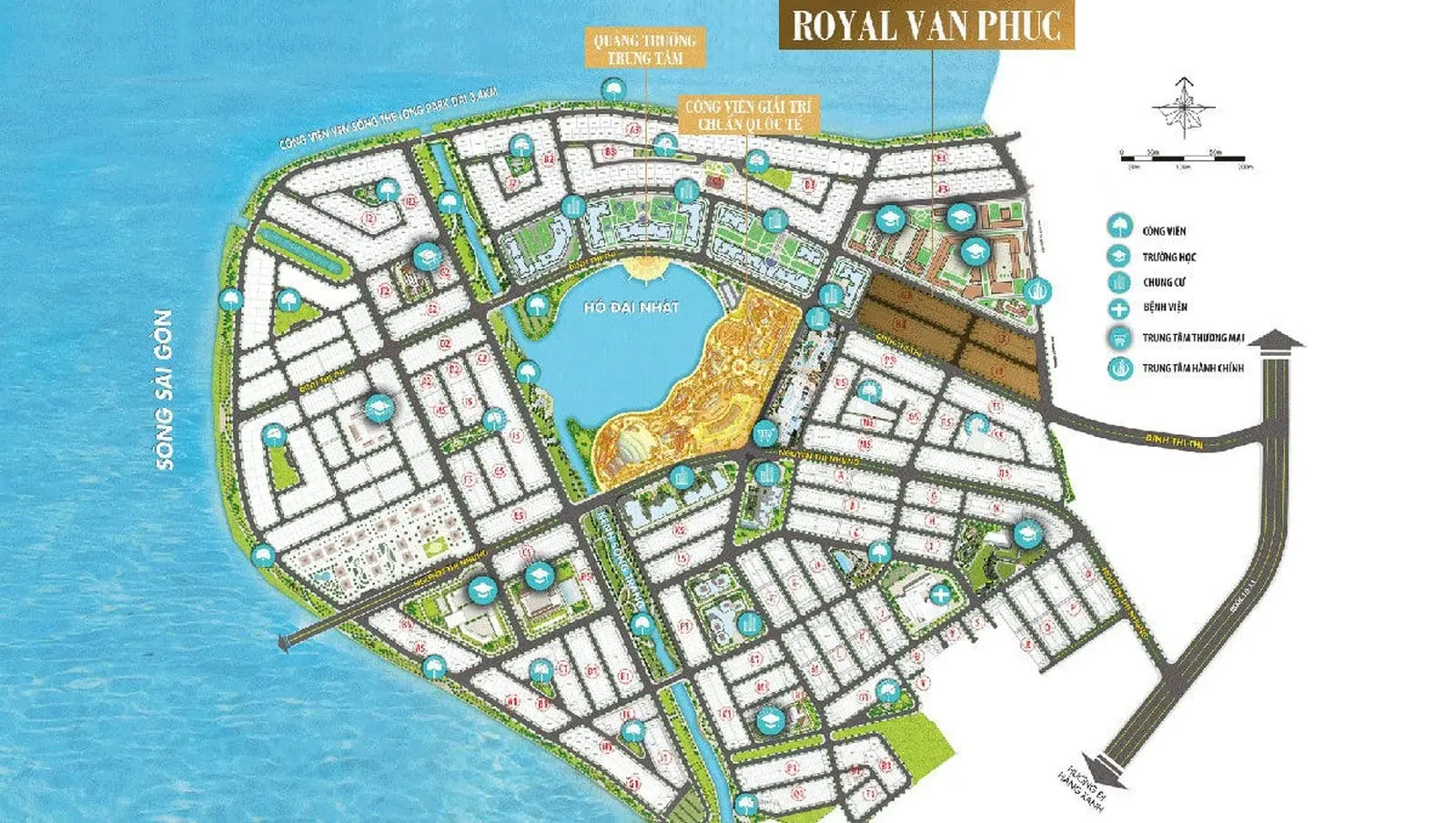 VẠN PHÚC MANSION THỦ ĐỨC 10 Mặt bằng Tổng thể Dự án Khu đô thị Vạn Phúc City Thủ Đức