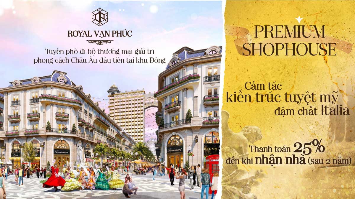 Premium Shophouse Vạn Phúc City Thủ Đức