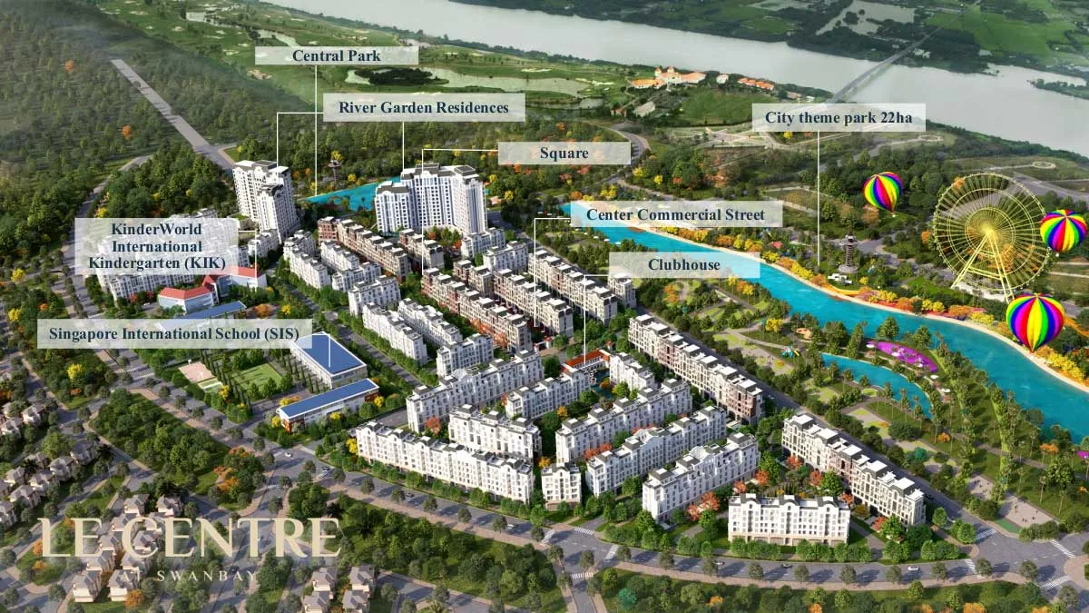 RIVER GARDEN RESIDENCES 4 Vị trí khu Căn hộ River Garden Residences