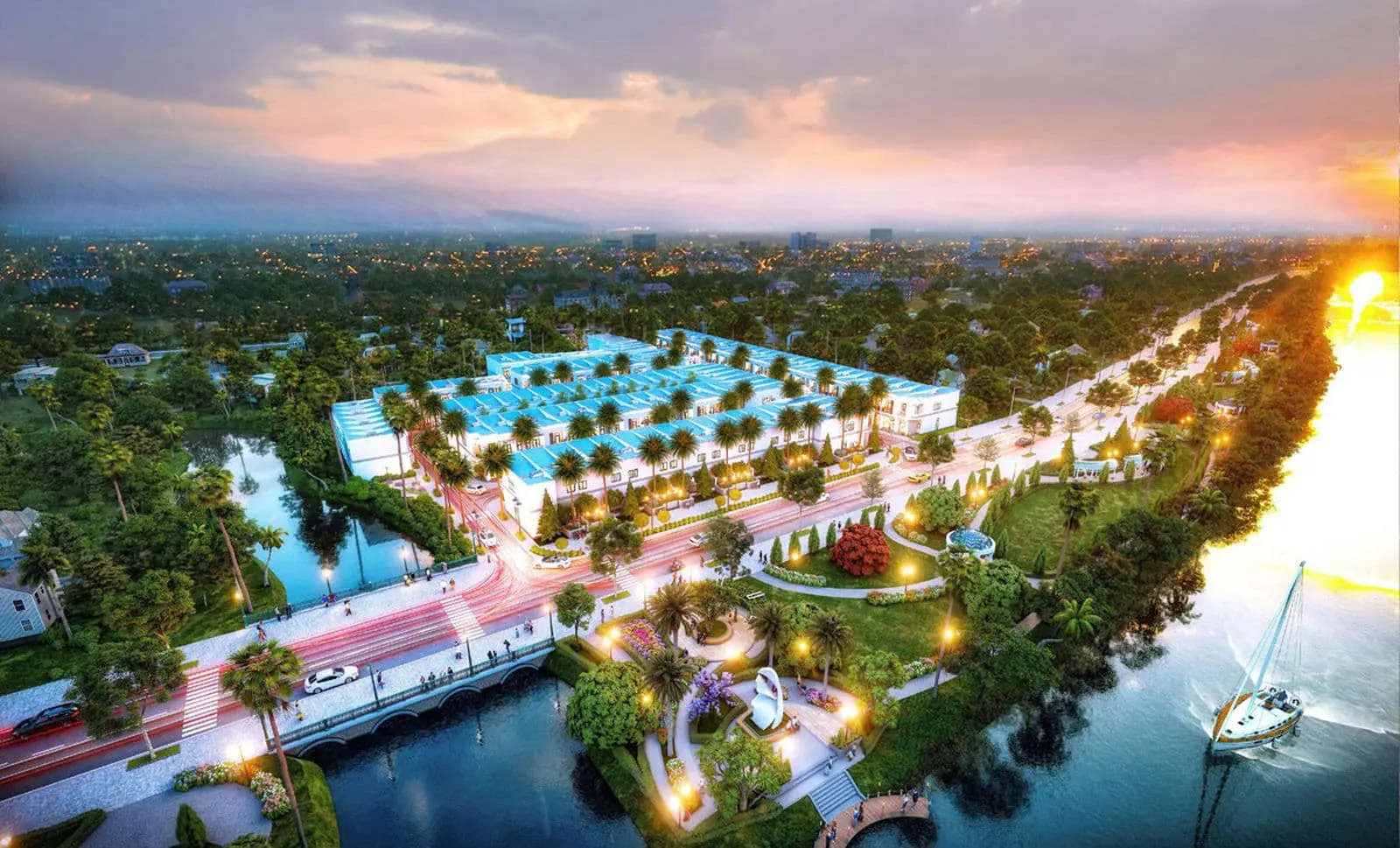 THE HESTIA RIVERSIDE RESIDENCE 4 Tiện ích Công viên bờ Sông tại Dự án The Hestia Riverside Residence Long An