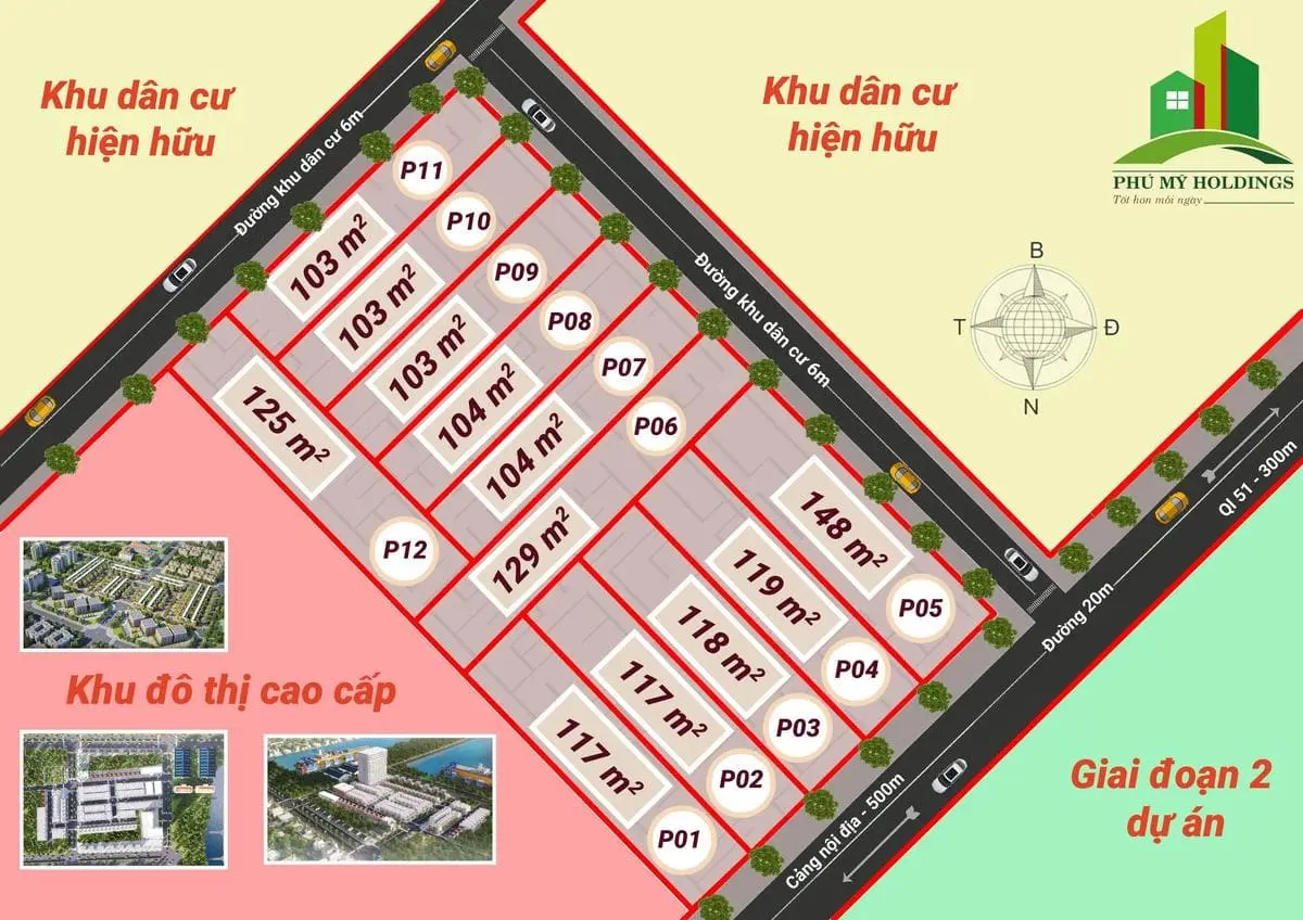 PHỐ CHUYÊN GIA PHÚ MỸ 3 5 Mặt bằng dự án Phú Mỹ 3