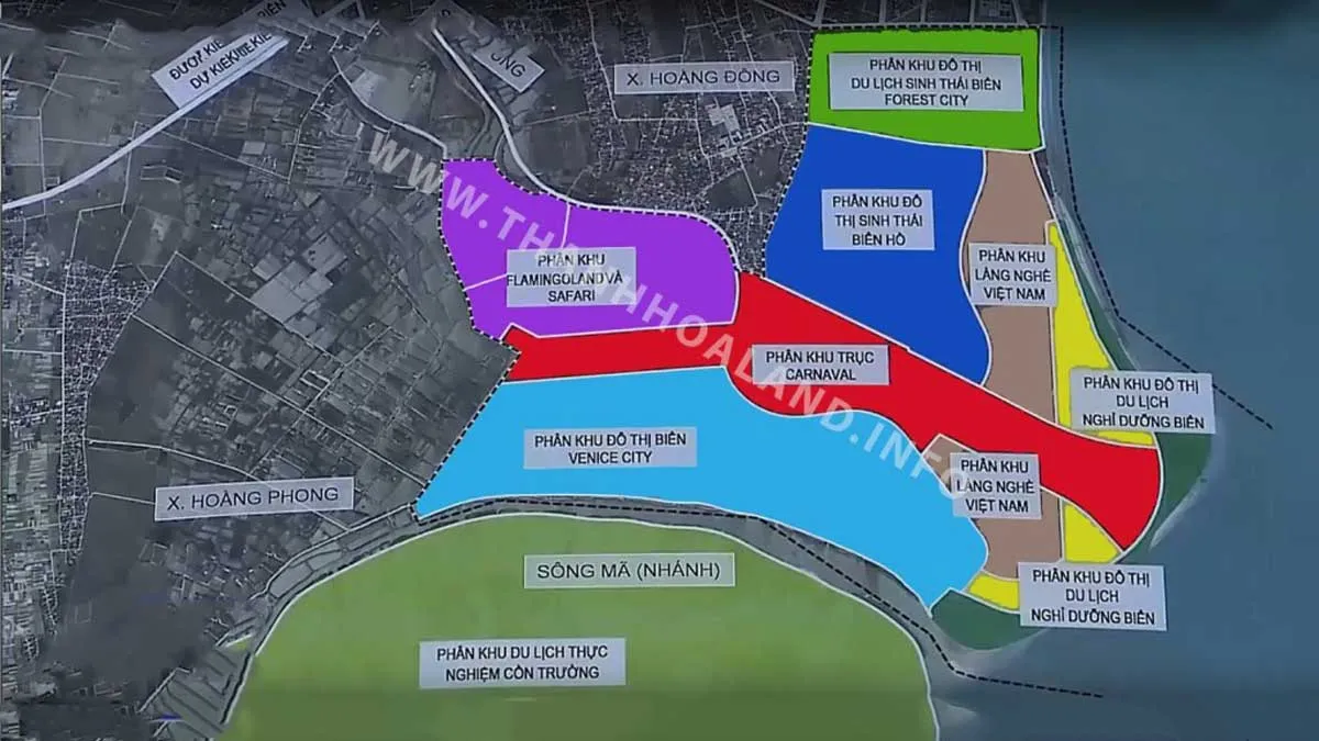 FLAMINGO HẢI TIẾN 6 Phân khu Flamingo Hải Tiến Thanh Hóa