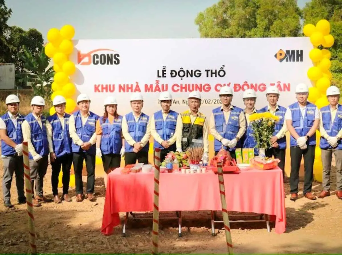 BCONS SALA DĨ AN BÌNH DƯƠNG 2 Lễ khởi công Dự án Căn hộ Chung cư Bcons Sala Dĩ An Bình Dương