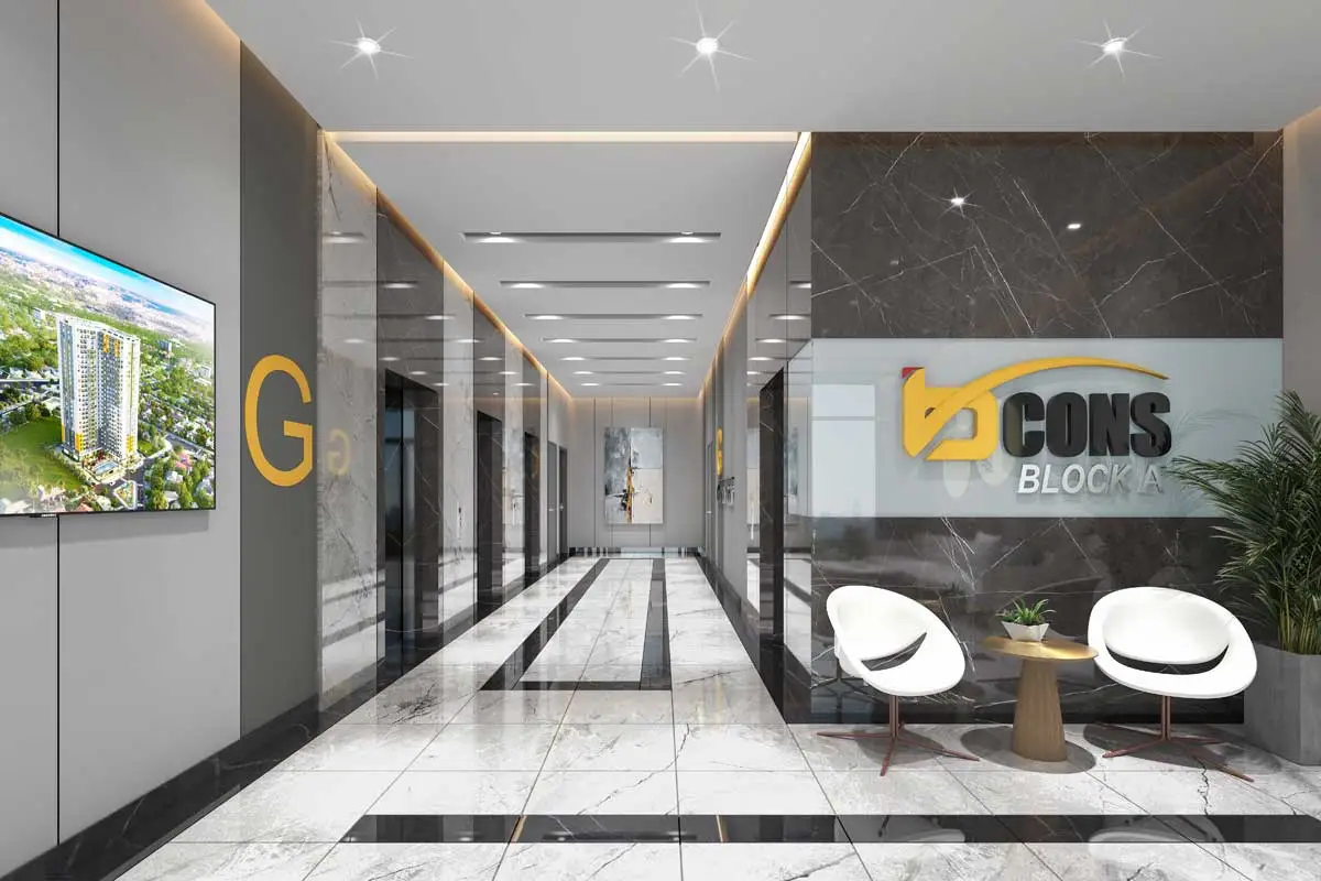 BCONS SALA DĨ AN BÌNH DƯƠNG 10 Sảnh đón Dự án Căn hộ Chung cư Bcons Sala Dĩ An Bình Dương