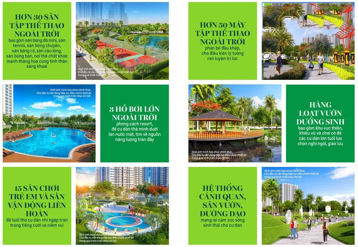 VINHOMES BÌNH BA CHÂU ĐỨC 2 Dự án Vinhomes Bà Rịa - Vũng Tàu sẽ kế thừa nhiều tính năng nổi trội từ người đàn anh Vinhomes Grand Park Quận 9