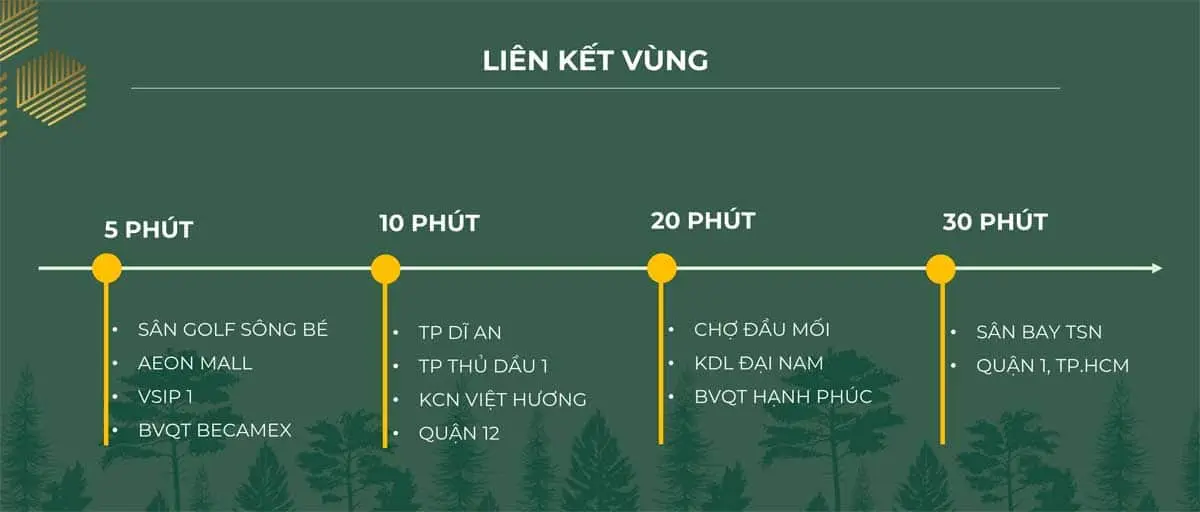 ANDERSON PARK BÌNH DƯƠNG 8 Vị trí Liên kết vùng Dự án Căn hộ Anderson Park